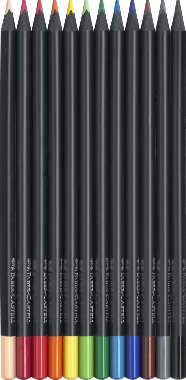 Creioane colorate 12 culori black edition Faber-Castell-3-IMG-slider