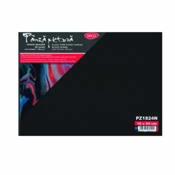 Panza pictura neagra pe sasiu 18x24 cm Daco-3