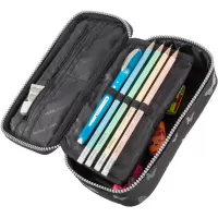 Penar etui cu 1 fermoar, negru, imprimeu fluture paiete, Schneiders-2-IMG-slider-mobile