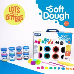 Plastilina 8 culori x 59 gr, plus forme Lots of Letters Milan-4-IMG-nav