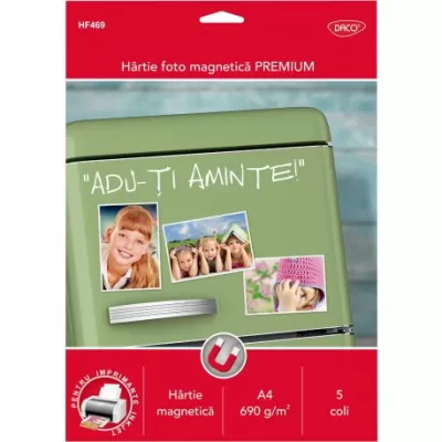 Hârtie foto magnetică A4 690g 5 coli DACO-img
