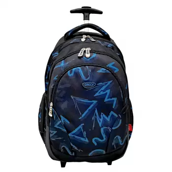 Ghiozdan troler baieti, 45.5 cm negru Daco GH4617-1