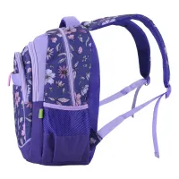 Ghiozdan scoala mov, clasele 5-8, imprimeu floral Ecada 61441-2-IMG-slider-mobile