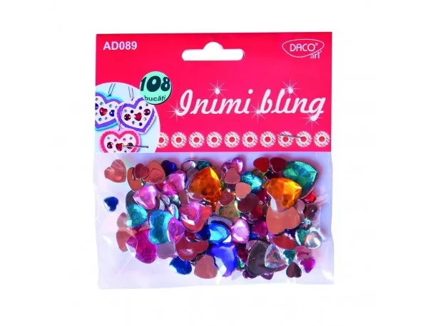 Accesorii craft - AD089 inimi bling DACO-1-IMG-slider