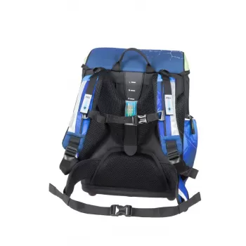 Ghiozdan scolar baieti fotbal + etui, sac sport si cutie pentru carti SCHNEIDERS-3