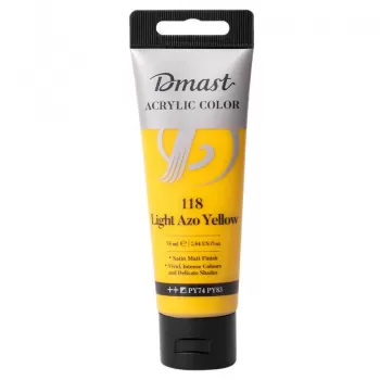 Culori acrilice profesionale, 75 ml, galben deschis Dmast by Pebeo-1
