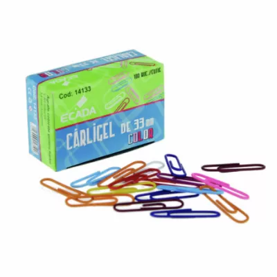 Agrafe hartie 33 mm color Ecada-img