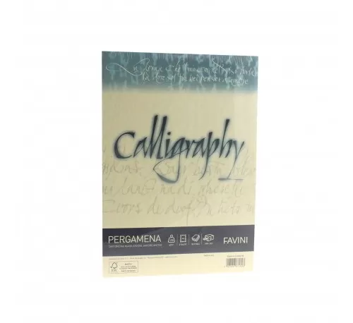 18-Hartie-caligrafica-190g^mp-A4-20-coli-CREM-FAVINI-PERGAMENA