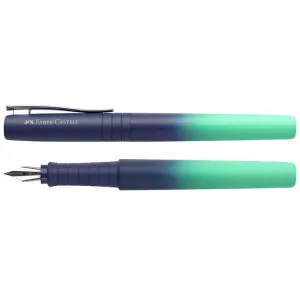 Stilou Faber-Castell Poly Pen, albastru-turcoaz, penita M-2-IMG-nav