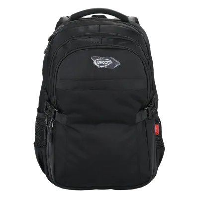 Rucsac scoala gimnaziu si liceu, negru uni, 46 cm Daco GH5013-img