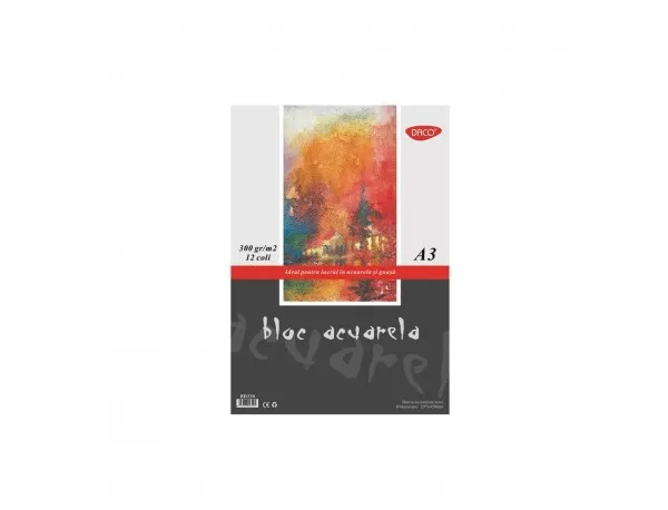 Bloc A3 acuarela 300g  12 file DACO BD330-1-IMG-slider