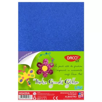 Hârtie gumată AA glitter HG420A 20X30CM 10COLI DACO-1