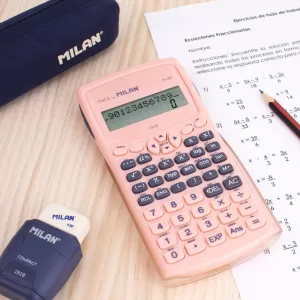 Calculator stiintific 10 DG, roz, Milan 159110SNCPBL-3-IMG-nav