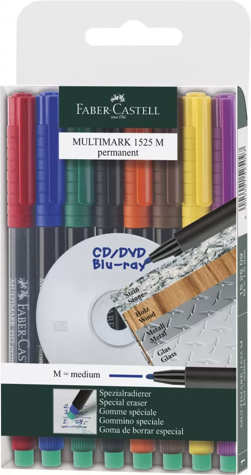 24-Marker-permanent-set-8-m-multimark-Faber~Castell