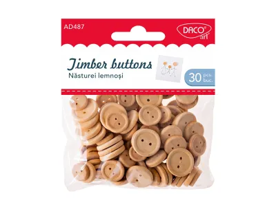 Accesorii craft - Nasturei Lemnosi Daco AD487-img