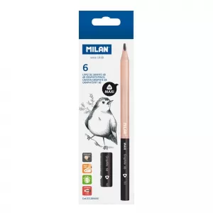 Creion grafit 6B Maxi triunghiular Milan-2-IMG-nav