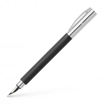 Stilou Faber-Castell Ambition Precious resin negru, penita M-1