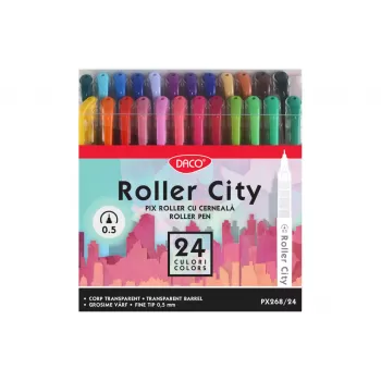 Roller City - set 24 culori Daco PX268-1