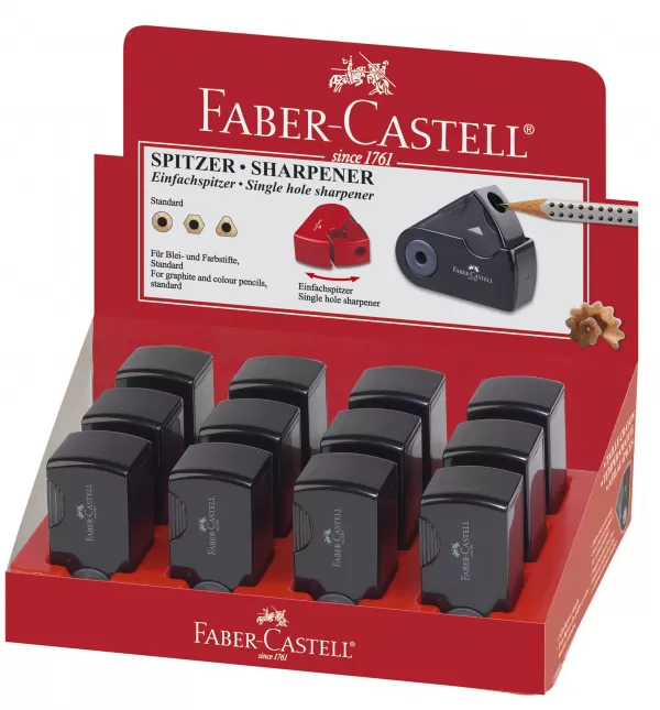 Ascutitoare plastic simpla sleeve-mini neagra Faber-Castell-3-IMG-slider