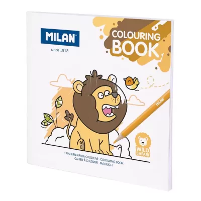 Carte de colorat 4+ Wild Safari Milan-img