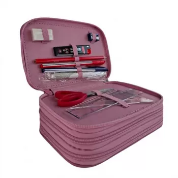 Penar fetite 3 compartimente, echipat cu 46 piese, catel Daco PE3040E-3