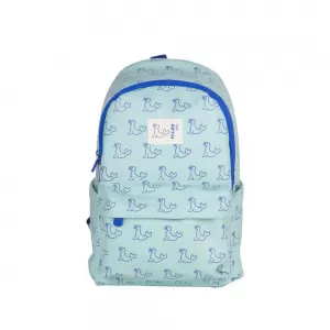 Ghiozdan gradinita baieti, verde, imprimeu foca, 33 cm Milan-1-IMG-nav