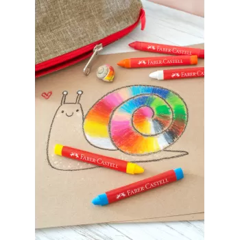 Creioane cerate triunghiulare 12 culori Faber-Castell-3