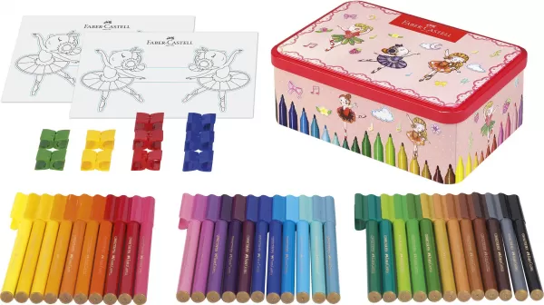 Carioca 33 culori ballerina box connector Faber-Castell-2-IMG-slider