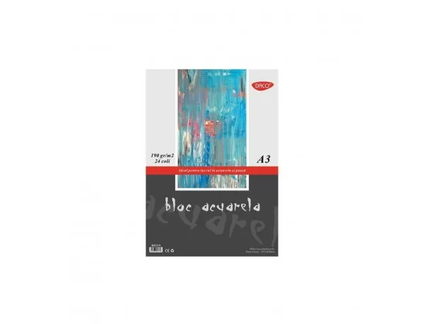 Bloc A3 acuarela 190g  24 file DACO BD319-1-IMG-slider