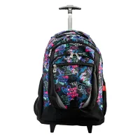 Ghiozdan troler fete, 46 cm, imprimeu graffiti Daco GH4019-1-IMG-slider-mobile