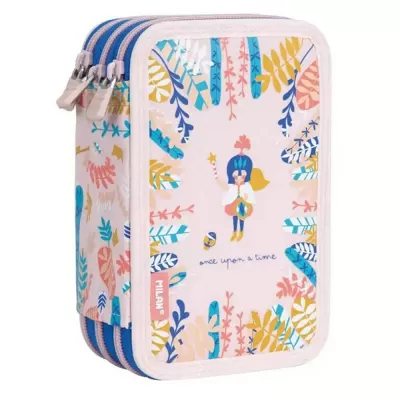 Penar fete Milan, echipat cu 49 piese, 3 fermoare, Story Time-img