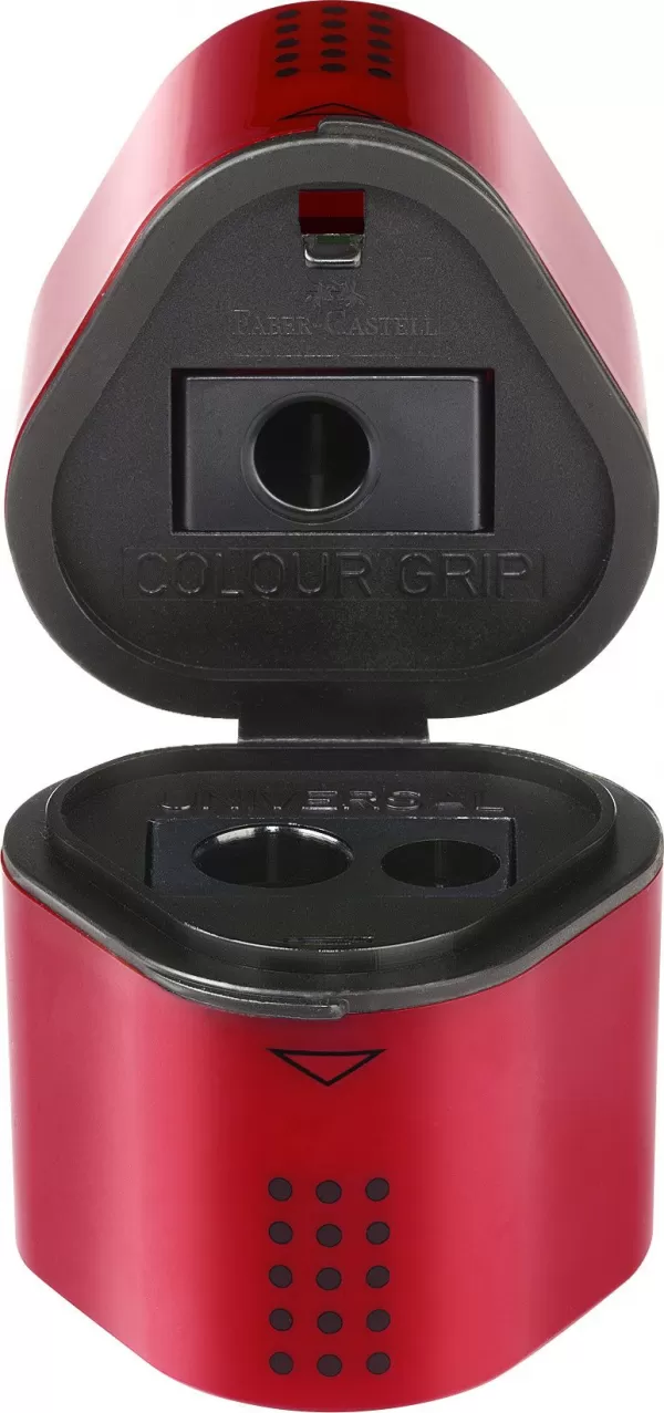 Ascutitoare tripla grip 2001 rosie/albastra Faber-Castell-1-IMG-slider