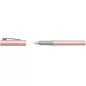 Stilou Faber-Castell grip 2011 pearl rose, penita F (fine)-2-IMG-nav