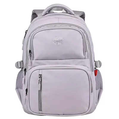 Ghiozdan liceu 5 compartimente, gri, 48 cm Daco GH579GR-img