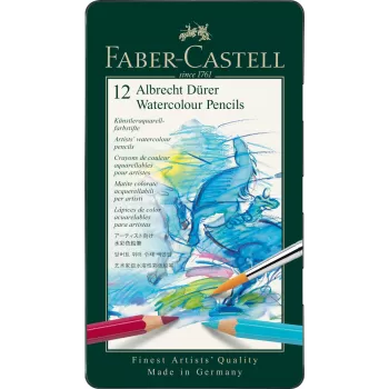 Creioane colorate acuarela 12 culori a. Durer Faber-Castell-1