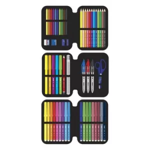 Penar cu 3 compartimente echipat 53 piese, coral, Milan 1364DY-2-IMG-nav