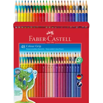 Creioane colorate 48 culori grip Faber-Castell-3
