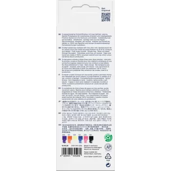Marker solubil 2 capete set 6 buc fantasy goldfaber Faber-Castell-3