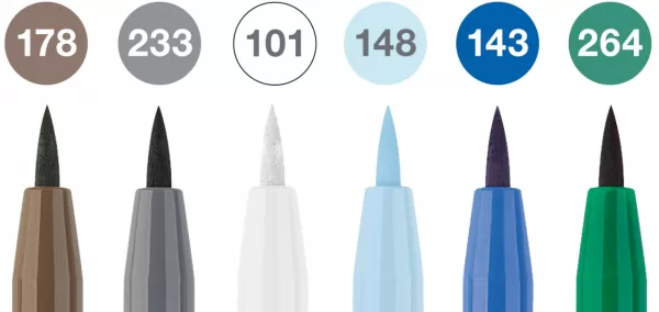 Pitt artist pen set 6 buc culori iarna 2022 Faber-Castell-2-IMG-slider