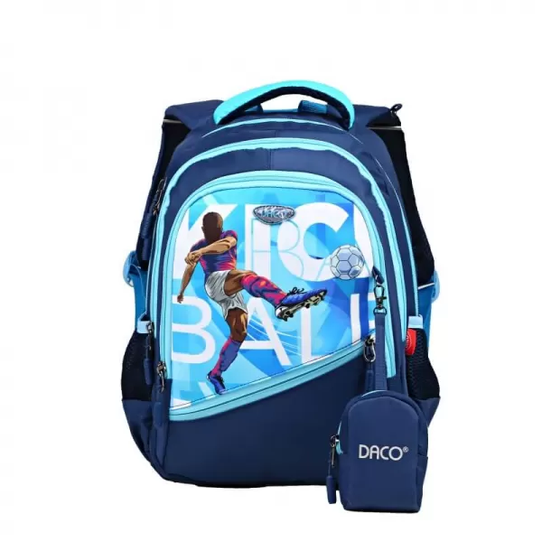 Ghiozdan baieti clasa 0, imprimeu fotbal Kick the Ball, 38 cm Daco GH3503-1-IMG-slider