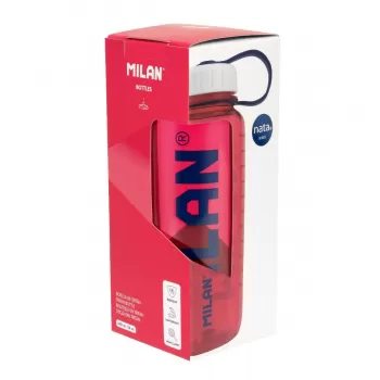 Sticla de apa din tritan, 650 ml, rosie Milan-2