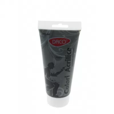 Culori acrilice 200 ml - Negru - Daco CU3200N-img