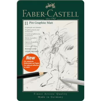 Set 11 buc creion grafit mat pitt Faber-Castell-1