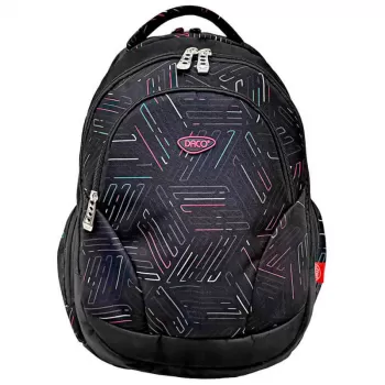 Ghiozdan scoala negru 45.5 cm Daco GH4015-1
