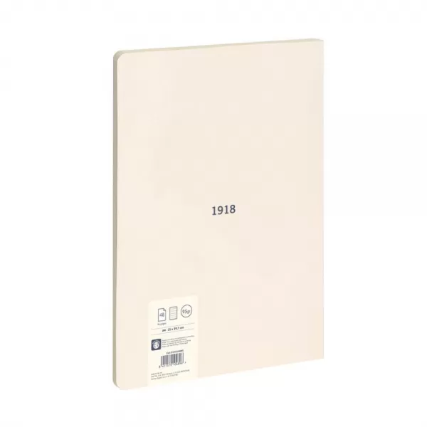 Caiet studentesc premium Milan, 48 file, hartie 95g/mp, dictando, coperta bej-4-IMG-slider