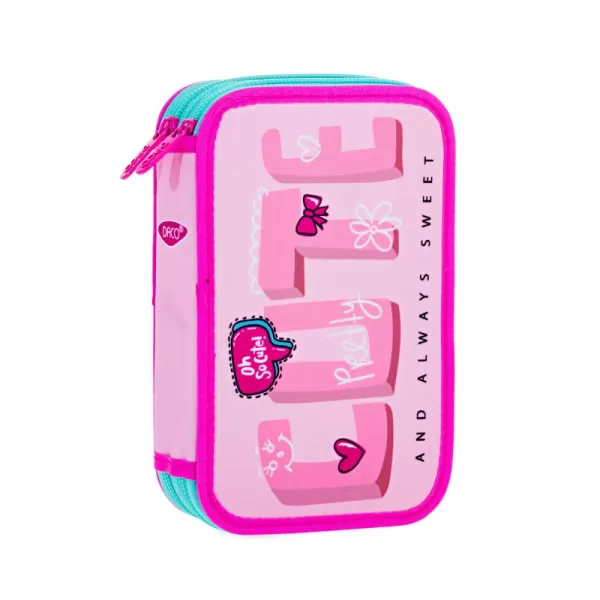 Penar cu 2 fermoare echipat, 37 piese, imprimeu Cute Daco PE264E-1-IMG-slider