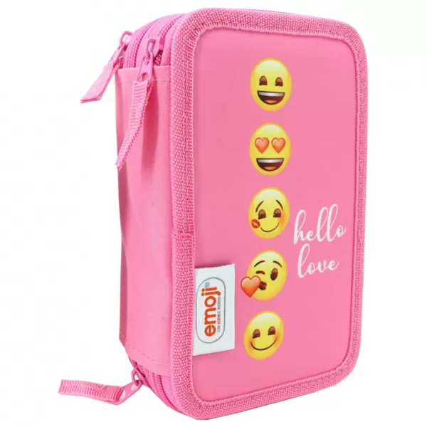 Penar fete cu 3 fermoare, neechipat, roz, Emoji Pigna-2-IMG-slider
