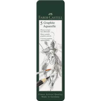 Set 5 buc creion grafit aquarelle Faber-Castell-1