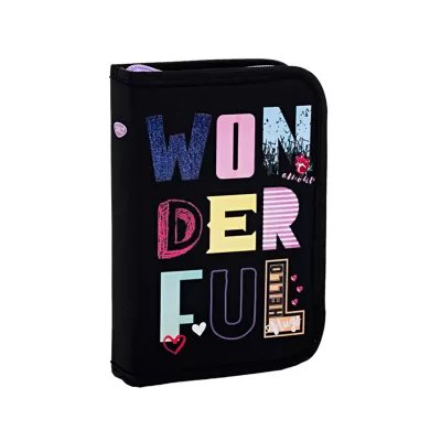 Penar copii cu 2 extensii, negru, imprimeu Wonderful multicolor Daco PE1950-img