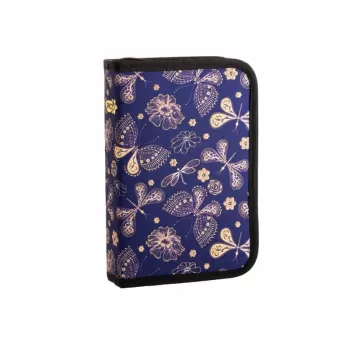 Penar echipat fete cu 2 extensii, mov, Butterfly Daco PE1959E-1